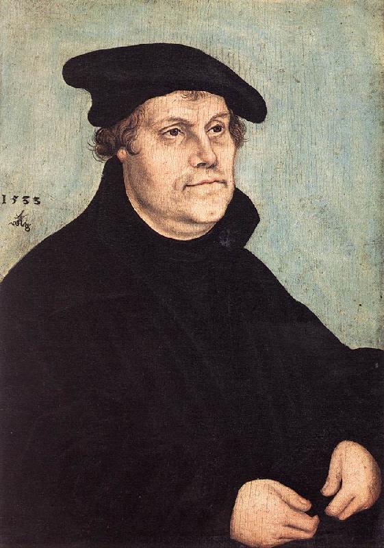 CRANACH, Lucas the Elder Portrait of Martin Luther dfg France oil painting art